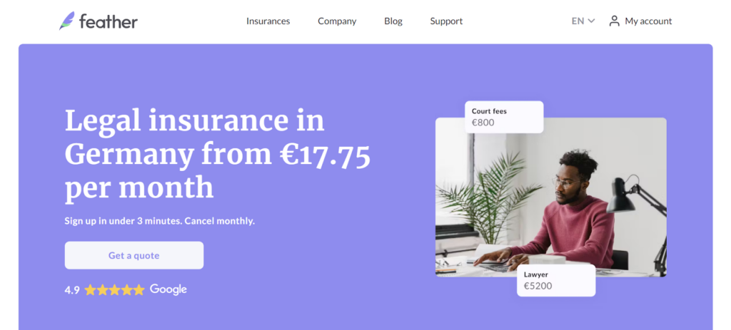 Feather Legal Insurance