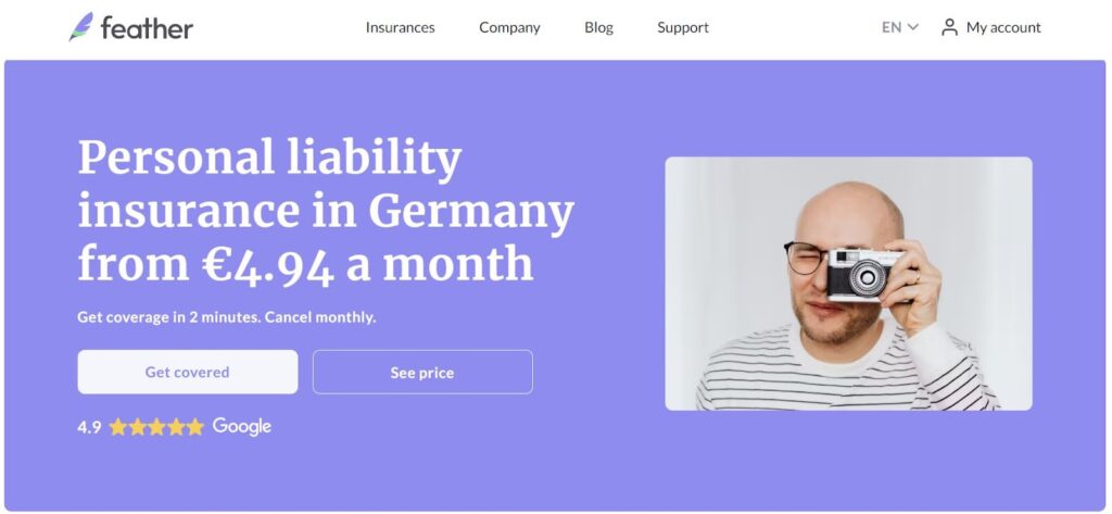 Feather Liability Insurance