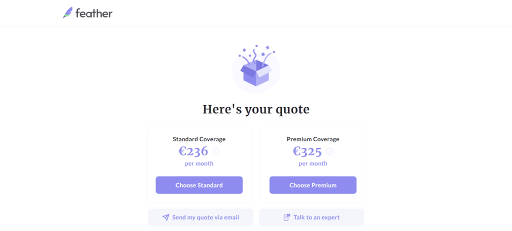 Feather Private Health Insurance Quote