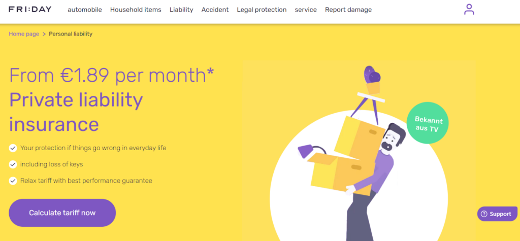 Friday Liability Insurance