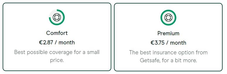 Getsafe Liability Insurance Plans