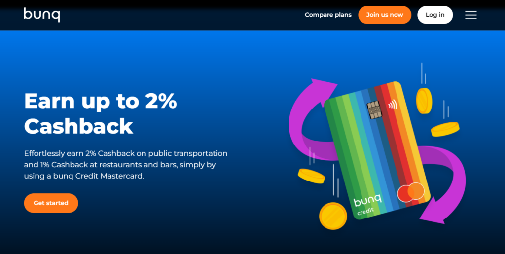 Bunq Bank Cashback Benefits