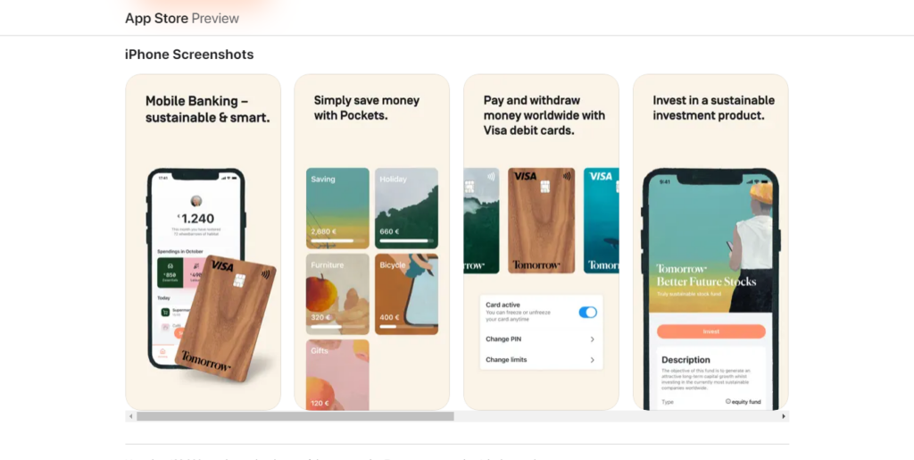Tomorrow Bank Mobile App