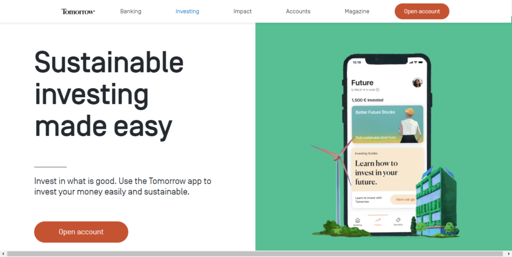 Tomorrow Bank Sustainable Investing